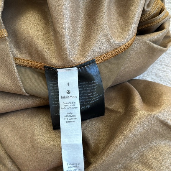 special edition gold lululemon leggings - Picture 4 of 4